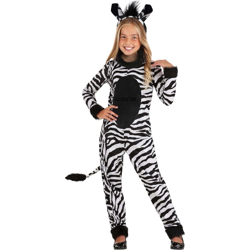 Kız Çocukları Zebra Kostümü Ba - Zoo Party Games incelemesi ve fiyatı
